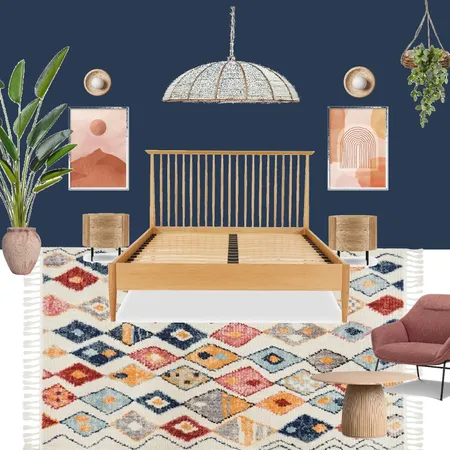 Boho Room Interior Design Mood Board by tdoumu@gmail.com on Style Sourcebook