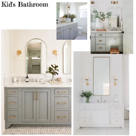 Kid's bathroom Interior Design Mood Board by Rushrupa on Style Sourcebook