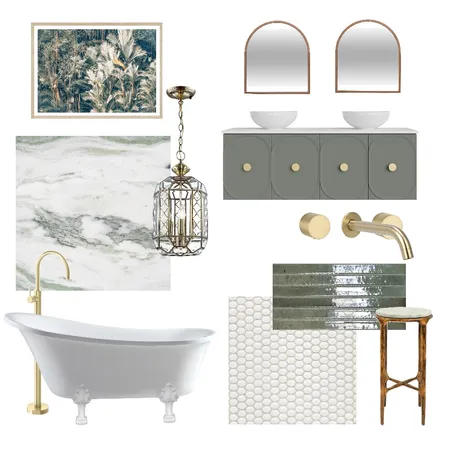 Bathroom Interior Design Mood Board by Studio Reverie on Style Sourcebook