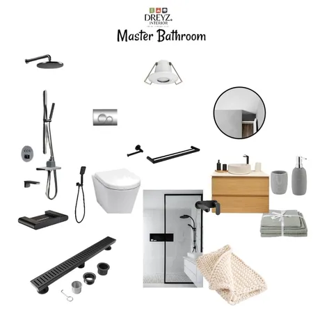 Kigo II Master Bathroom Interior Design Mood Board by Derick Asiimwe on Style Sourcebook