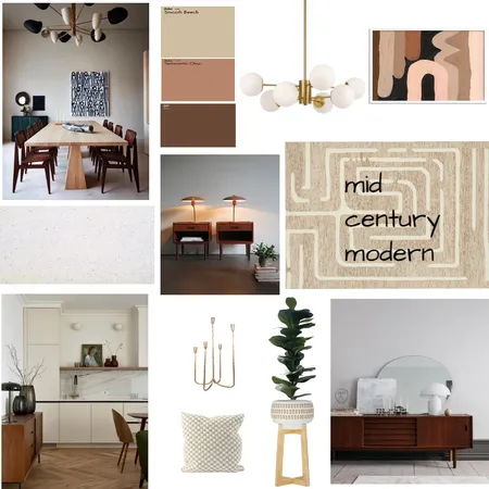 mid century modern Interior Design Mood Board by zaharica2005 on Style Sourcebook