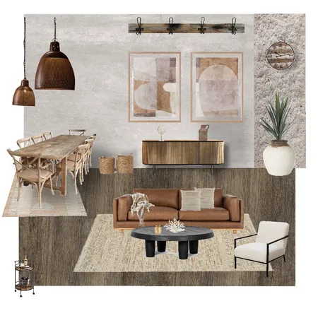 Modern rustic Interior Design Mood Board by agalanos on Style Sourcebook
