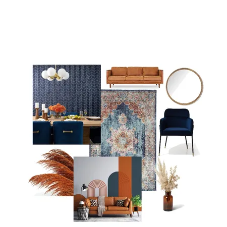 Complementary Color Scheme Interior Design Mood Board by kaileeek on Style Sourcebook
