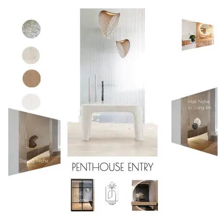 PENTHOUSE  ENTRY Interior Design Mood Board by Paradiso on Style Sourcebook