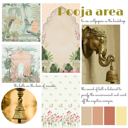 Pooja area Interior Design Mood Board by Mrunali on Style Sourcebook