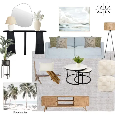 Airbnb - Modern touch with a tad of coastal Interior Design Mood Board by Interiors By Zai on Style Sourcebook