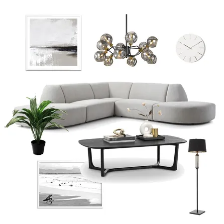 Living Hall Interior Design Mood Board by Meloody on Style Sourcebook