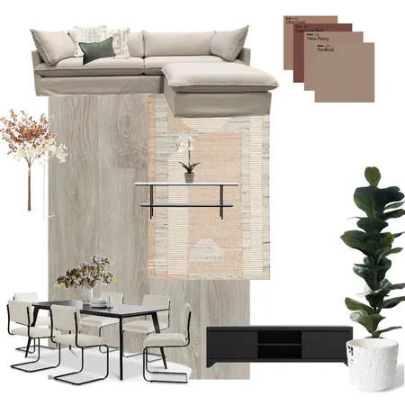Flat Living area 4 Interior Design Mood Board by Kushy on Style Sourcebook