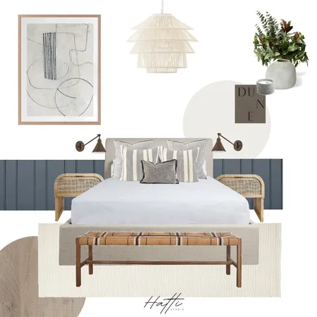 Elegant coastal bedroom Interior Design Mood Board by Hatti Interiors on Style Sourcebook