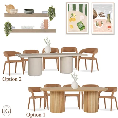 Med Dining Room Interior Design Mood Board by Eliza Grace Interiors on Style Sourcebook