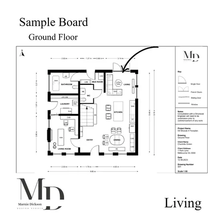 Sample Board - Living Interior Design Mood Board by MarnieDickson on Style Sourcebook