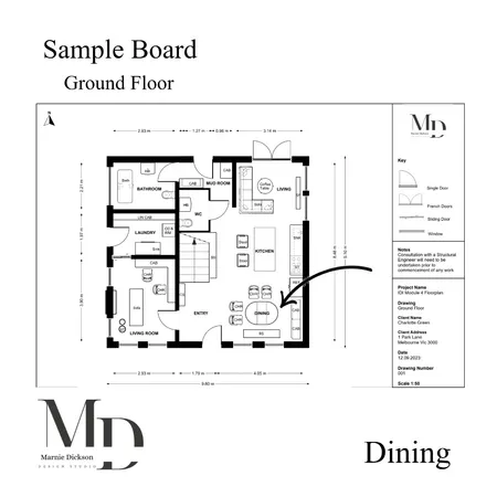 Sample Board - Dining Interior Design Mood Board by MarnieDickson on Style Sourcebook