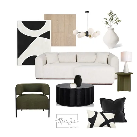 Modern living room Interior Design Mood Board by Maddy Jade Interiors on Style Sourcebook