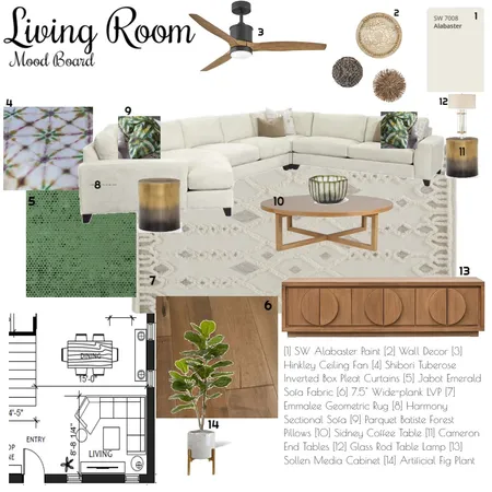 IDI 9 - Living Room Interior Design Mood Board by hupmanvalery@gmail.com on Style Sourcebook