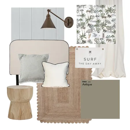 Coastal Farmhouse Kids Bedroom Interior Design Mood Board by DOWN THE LANE by Tina Harris on Style Sourcebook