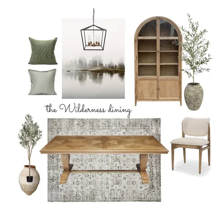 The Wilderness Dining Interior Design Mood Board by creative grace interiors on Style Sourcebook