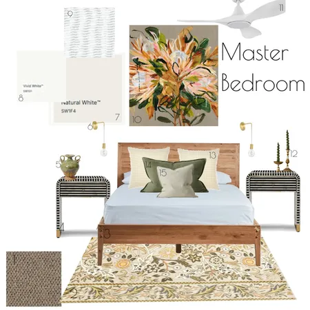 Master Bedroom Interior Design Mood Board by Sinead Lambert on Style Sourcebook