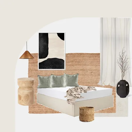 Japandi Bed Interior Design Mood Board by laurynabbo on Style Sourcebook