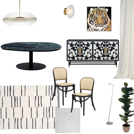TIGER IN THE NIGHT Interior Design Mood Board by TAP & TILE on Style Sourcebook