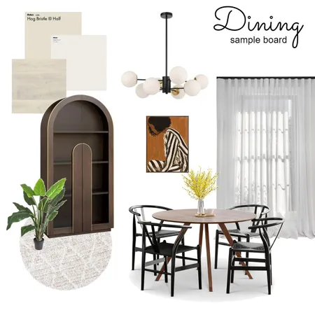 Dining sample board Interior Design Mood Board by Dee on Style Sourcebook