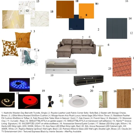 living Interior Design Mood Board by Resh on Style Sourcebook