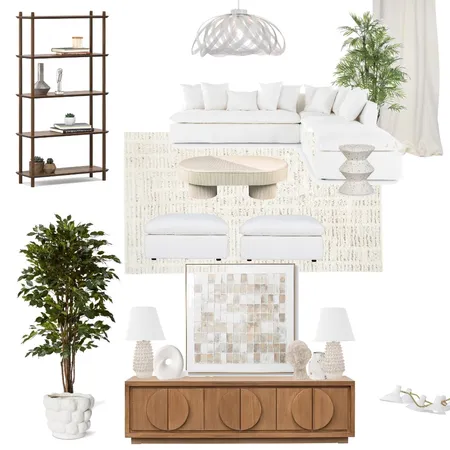 Coastal Luxe Living Room Interior Design Mood Board by miedore on Style Sourcebook