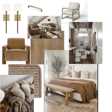 Monochromatic Browns Interior Design Mood Board by kaileeek on Style Sourcebook