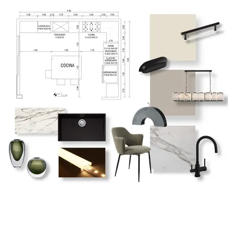 Cocina A.C. Interior Design Mood Board by irone on Style Sourcebook