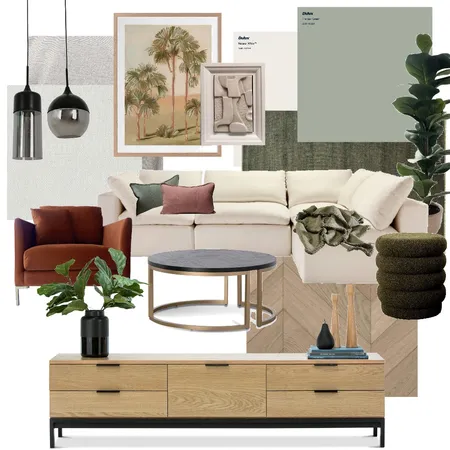 Module Nine Living Room Interior Design Mood Board by Alyssa Coelho on Style Sourcebook