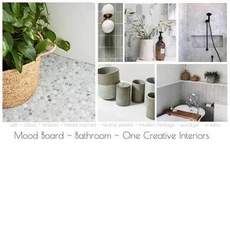Mood Board - Bathroom Interior Design Mood Board by ONE CREATIVE on Style Sourcebook