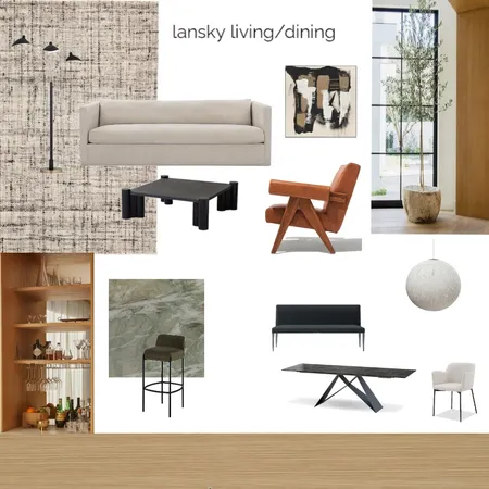 living-dining Interior Design Mood Board by parliament on Style Sourcebook