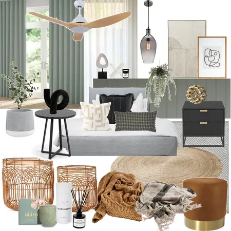 Serene Bedroom Sample Board Interior Design Mood Board by Adaiah Molina on Style Sourcebook