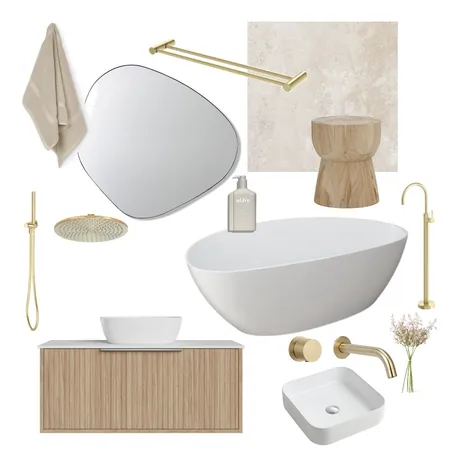 Main Bathroom Interior Design Mood Board by embreyelise@gmail.com on Style Sourcebook