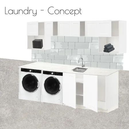 Laundry - Concept Interior Design Mood Board by Libby Malecki Designs on Style Sourcebook