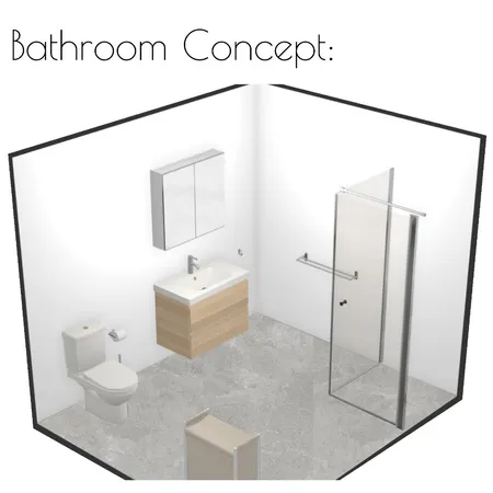 Bathroom Concept Interior Design Mood Board by Libby Malecki Designs on Style Sourcebook