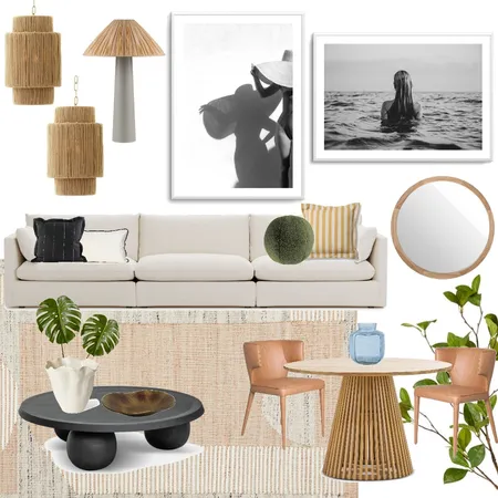 Living Room Interior Design Mood Board by Bianco Design Co on Style Sourcebook