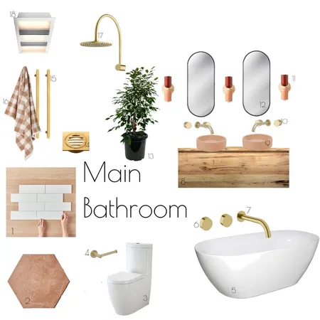 Bathroom Interior Design Mood Board by Sinead Lambert on Style Sourcebook
