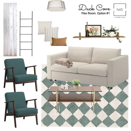 Duck Cove - Flex Room (option #2) Interior Design Mood Board by Nis Interiors on Style Sourcebook