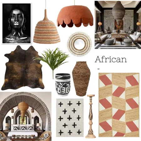 Africa Interior Design Mood Board by Soft Spaces - Georgia Lee on Style Sourcebook