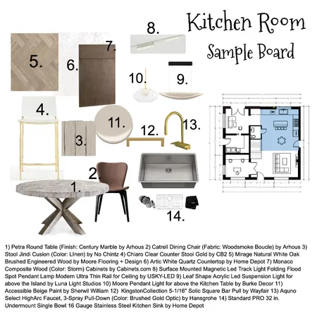 Kitchen Mood Board Interior Design Mood Board by Clawes Design on Style Sourcebook