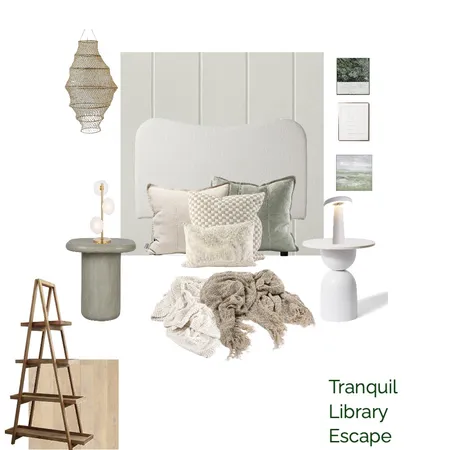 Tranquil Library Escape Interior Design Mood Board by Eadie Lifestyle on Style Sourcebook