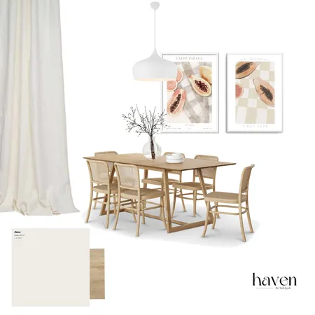neutral contemporary dining room Interior Design Mood Board by tarlikennett on Style Sourcebook