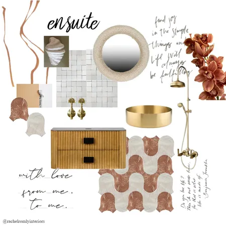 our ensuite Interior Design Mood Board by Rachel Romly Interiors on Style Sourcebook