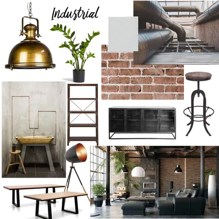 Industrial Interior Design Mood Board by Soft Spaces - Georgia Lee on Style Sourcebook