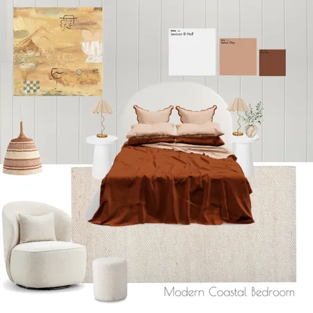 Modern Coastal Bedroom Interior Design Mood Board by DKB PROJECTS on Style Sourcebook