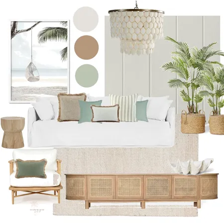 Modern Coastal Living room Interior Design Mood Board by Coastal Luxe on the hill on Style Sourcebook
