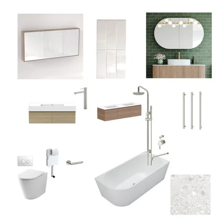 ZETLAND BATH1 Interior Design Mood Board by nicolelowings on Style Sourcebook