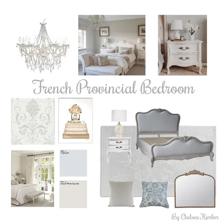 French Provincial Bedroom Interior Design Mood Board by chelseakimber on Style Sourcebook