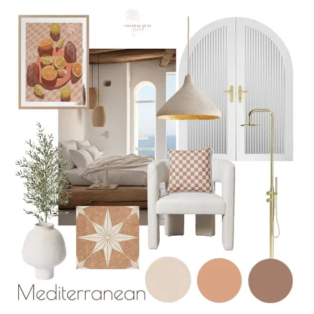 Mediterranean design style mood board Interior Design Mood Board by Coastal Luxe on the hill on Style Sourcebook