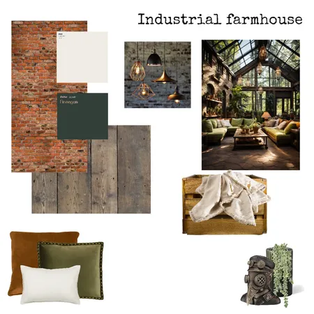 Industrial Farmhouse Interior Design Mood Board by Italianherbs on Style Sourcebook